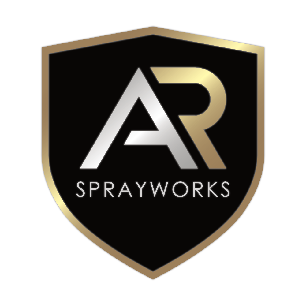 AR - SprayWorks logo - Black Sheild